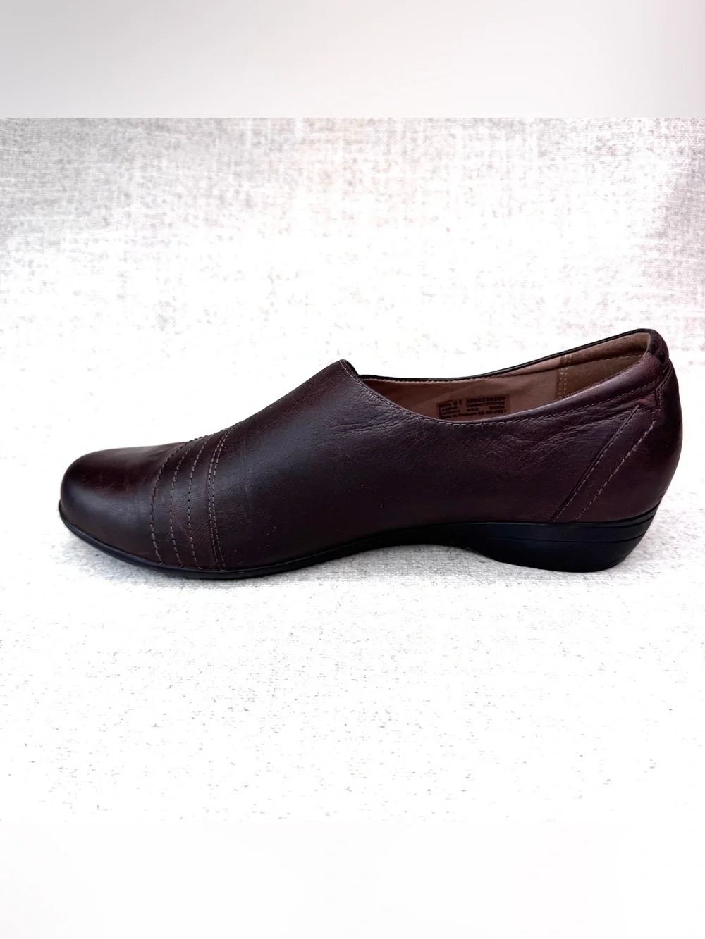 Dansko Franny dark Brown Leather Slip-On Flats comfort loafers sz‎ 10-10.5, 41